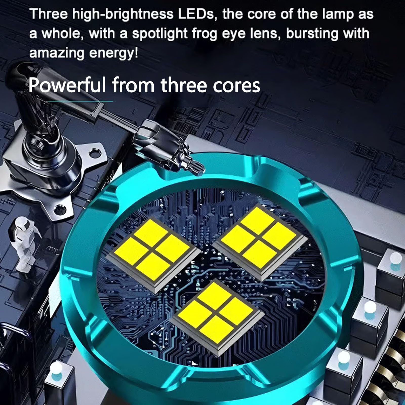 ⚡🔦💡Three-Eyed Monster Mini Flashlight — Ultra-Bright Rechargeable LED Torch | Compact, Long-Range & Water-Resistant