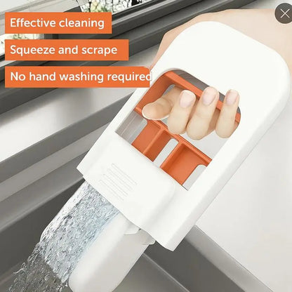 🆙🧽 Mini Self-Squeezing Mop – No-Hands Cleaning Tool | Perfect for Kitchen, Bathroom, Glass & Small Spaces | Compact & Lightweight