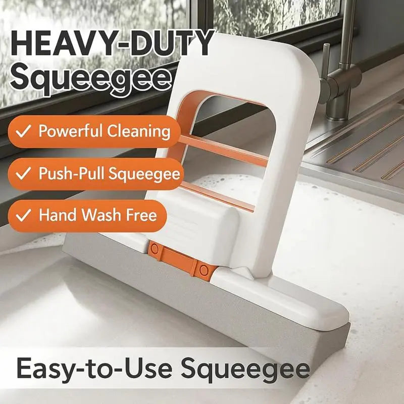 🆙🧽 Mini Self-Squeezing Mop – No-Hands Cleaning Tool | Perfect for Kitchen, Bathroom, Glass & Small Spaces | Compact & Lightweight