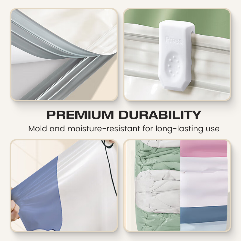 🎁Triple Your Closet Space in Seconds—No Pump Required!