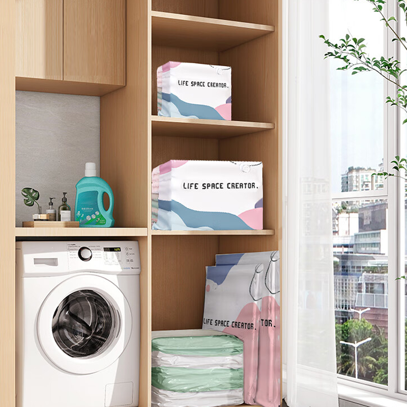 🎁Triple Your Closet Space in Seconds—No Pump Required!