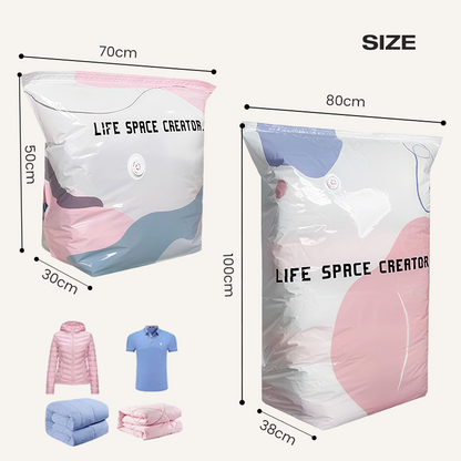 🎁Triple Your Closet Space in Seconds—No Pump Required!